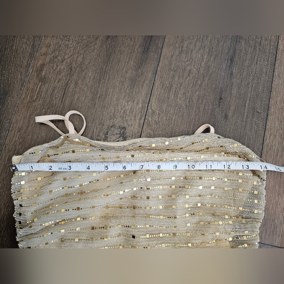 Superdown Sparkling Gold Mini Dress - Picture 7 of 9